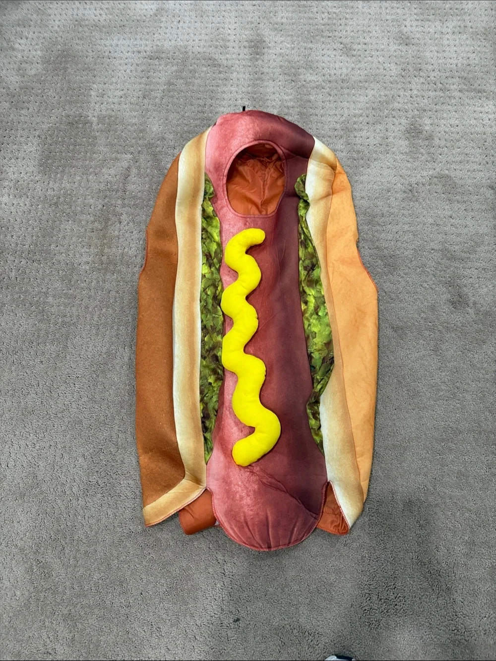 Hot Dog youth Costume — Brown, Tan, Yellow